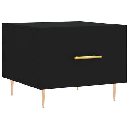 Couchtische 2 Stk. Schwarz 50x50x40 cm Holzwerkstoff - Pazzar.ch