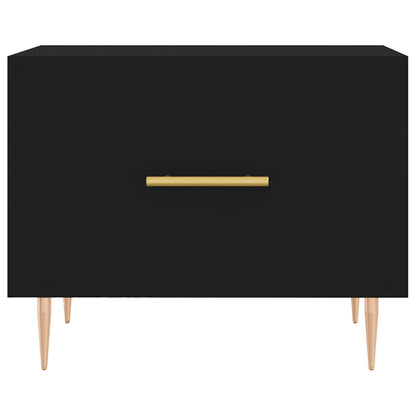 Couchtische 2 Stk. Schwarz 50x50x40 cm Holzwerkstoff - Pazzar.ch