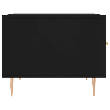 Couchtische 2 Stk. Schwarz 50x50x40 cm Holzwerkstoff - Pazzar.ch