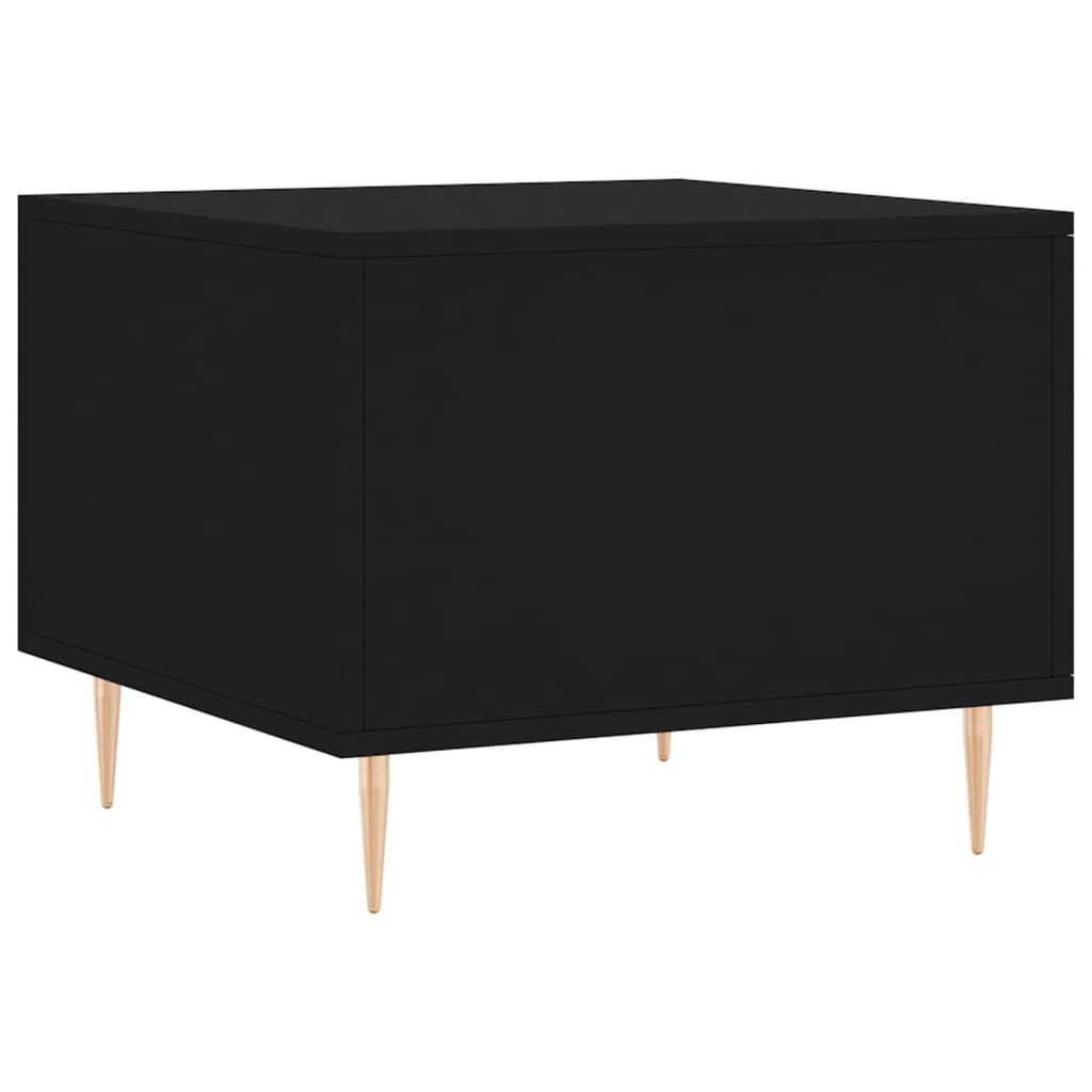Couchtische 2 Stk. Schwarz 50x50x40 cm Holzwerkstoff - Pazzar.ch