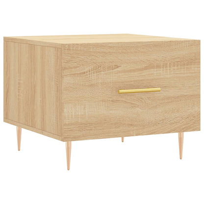 Couchtisch Sonoma-Eiche 50x50x40 cm Holzwerkstoff - Pazzar.ch