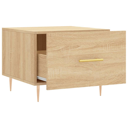 Couchtisch Sonoma-Eiche 50x50x40 cm Holzwerkstoff - Pazzar.ch