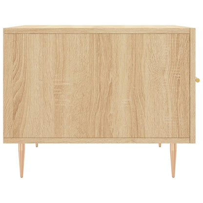 Couchtisch Sonoma-Eiche 50x50x40 cm Holzwerkstoff - Pazzar.ch