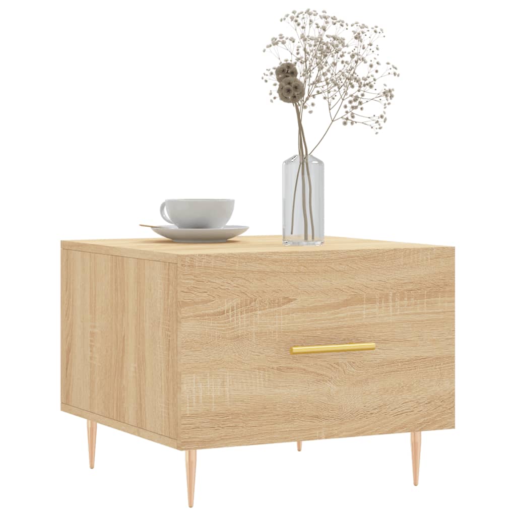 Couchtische 2 Stk. Sonoma-Eiche 50x50x40 cm Holzwerkstoff - Pazzar.ch