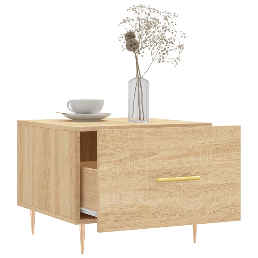 Couchtische 2 Stk. Sonoma-Eiche 50x50x40 cm Holzwerkstoff - Pazzar.ch