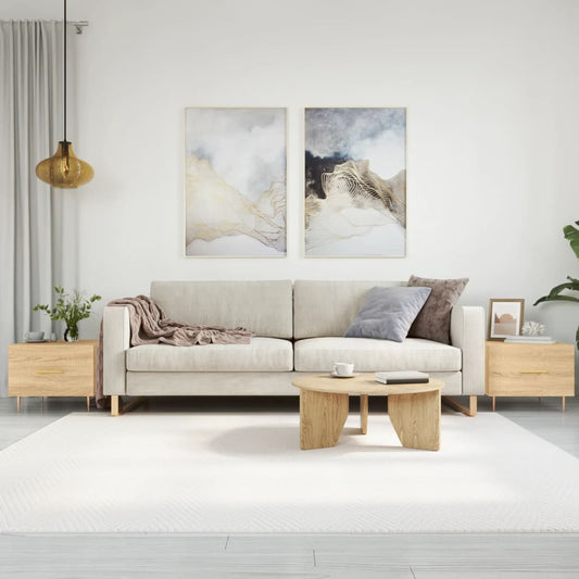 Couchtische 2 Stk. Sonoma-Eiche 50x50x40 cm Holzwerkstoff - Pazzar.ch