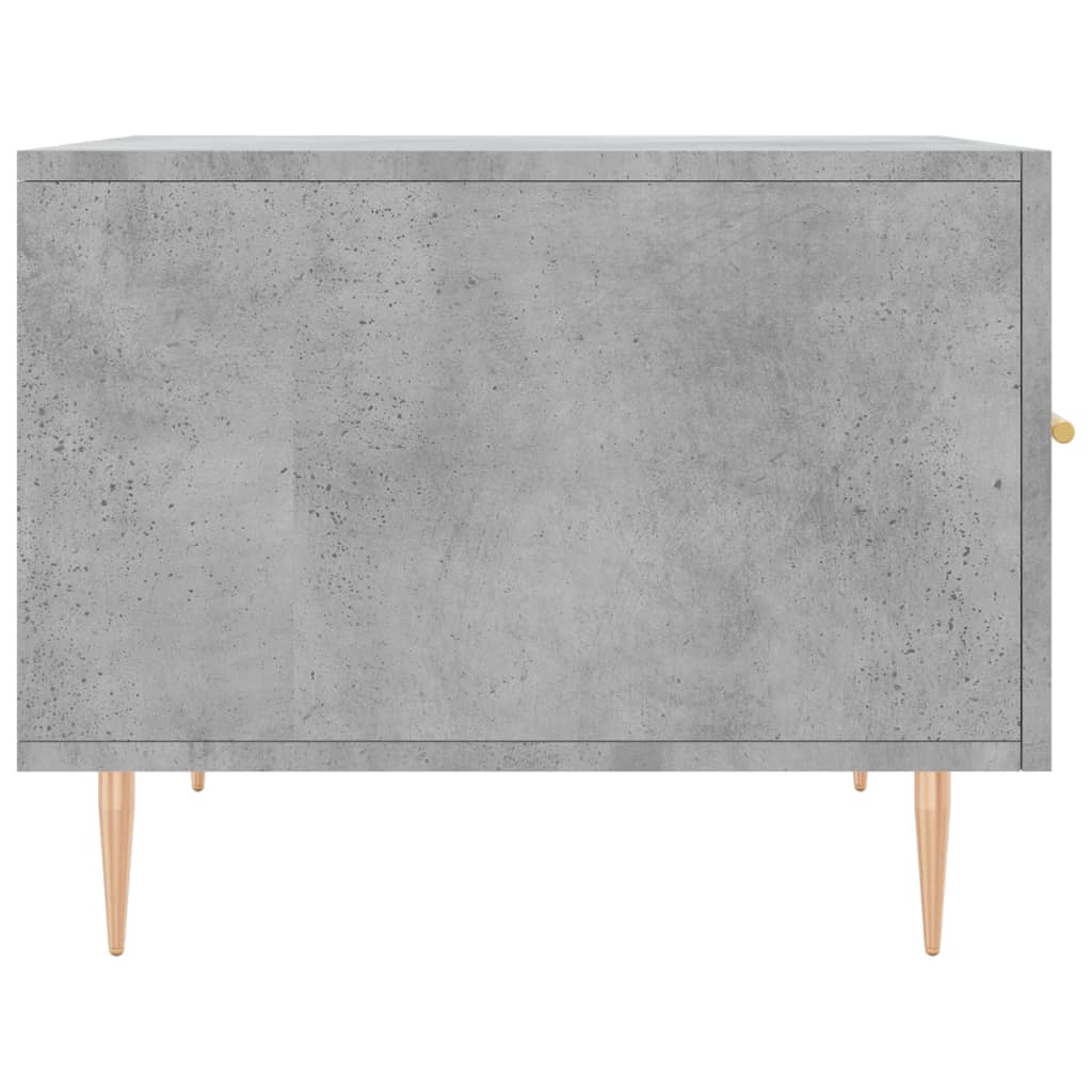 Couchtisch Betongrau 50x50x40 cm Holzwerkstoff - Pazzar.ch