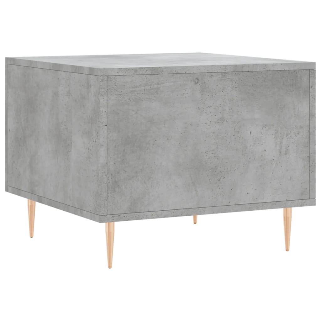 Couchtisch Betongrau 50x50x40 cm Holzwerkstoff - Pazzar.ch