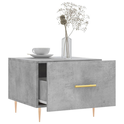 Couchtische 2 Stk. Betongrau 50x50x40 cm Holzwerkstoff - Pazzar.ch
