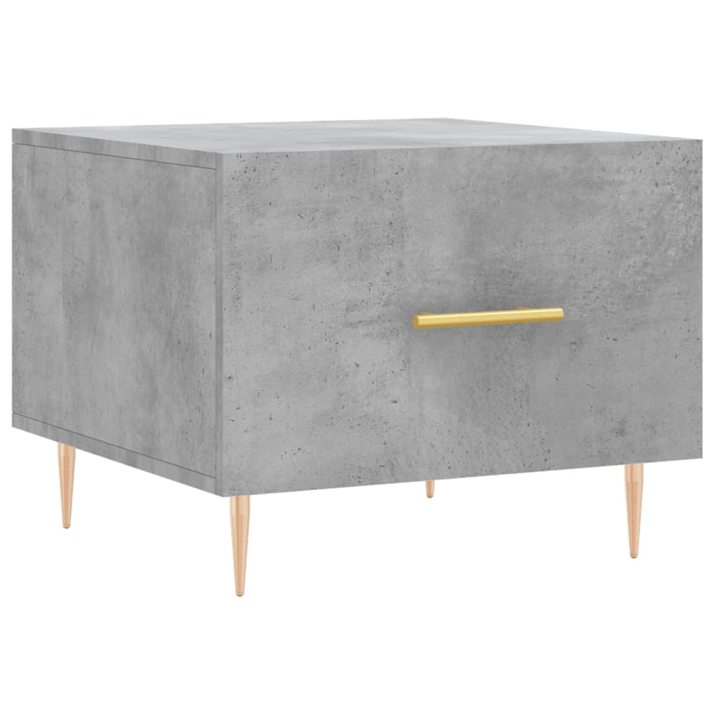 Couchtische 2 Stk. Betongrau 50x50x40 cm Holzwerkstoff - Pazzar.ch