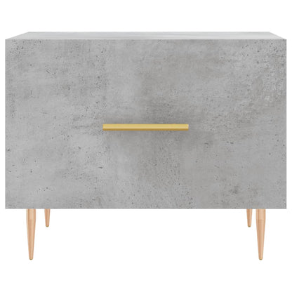 Couchtische 2 Stk. Betongrau 50x50x40 cm Holzwerkstoff - Pazzar.ch