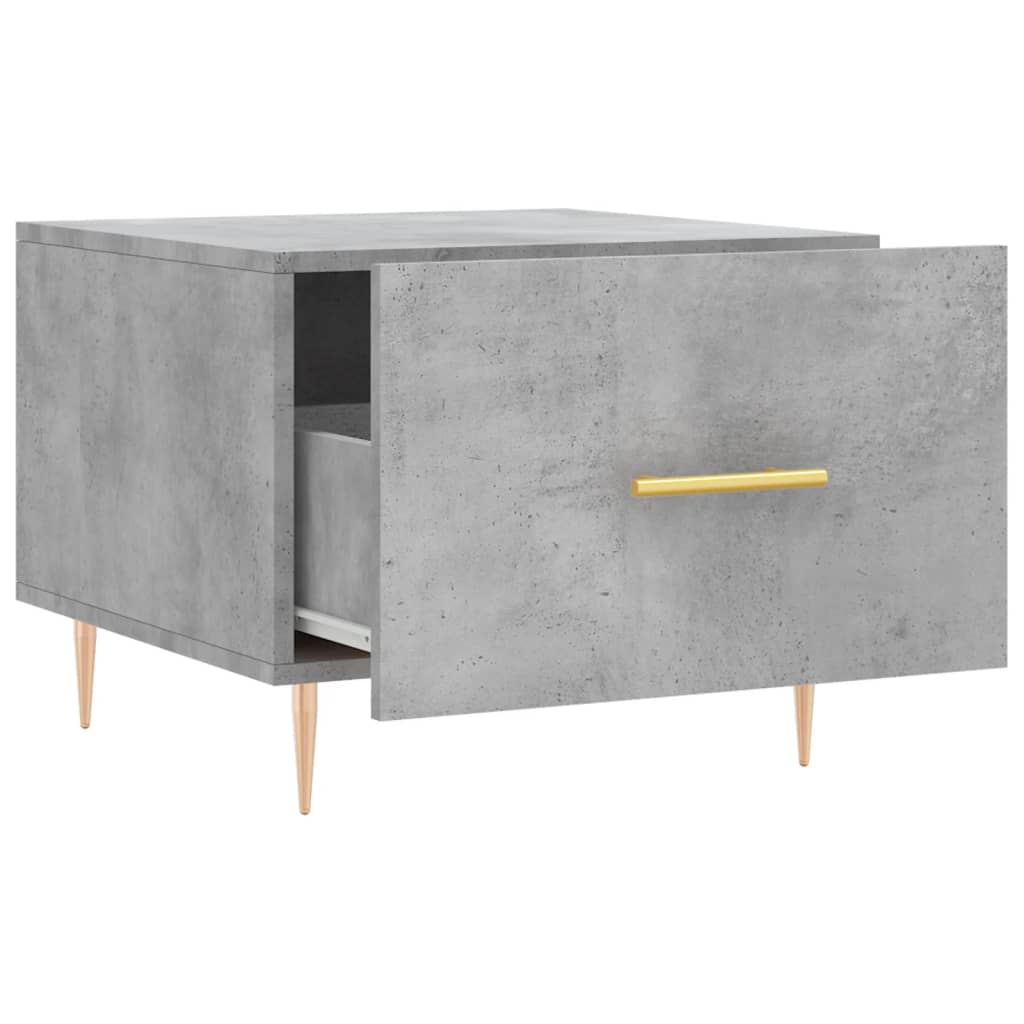 Couchtische 2 Stk. Betongrau 50x50x40 cm Holzwerkstoff - Pazzar.ch