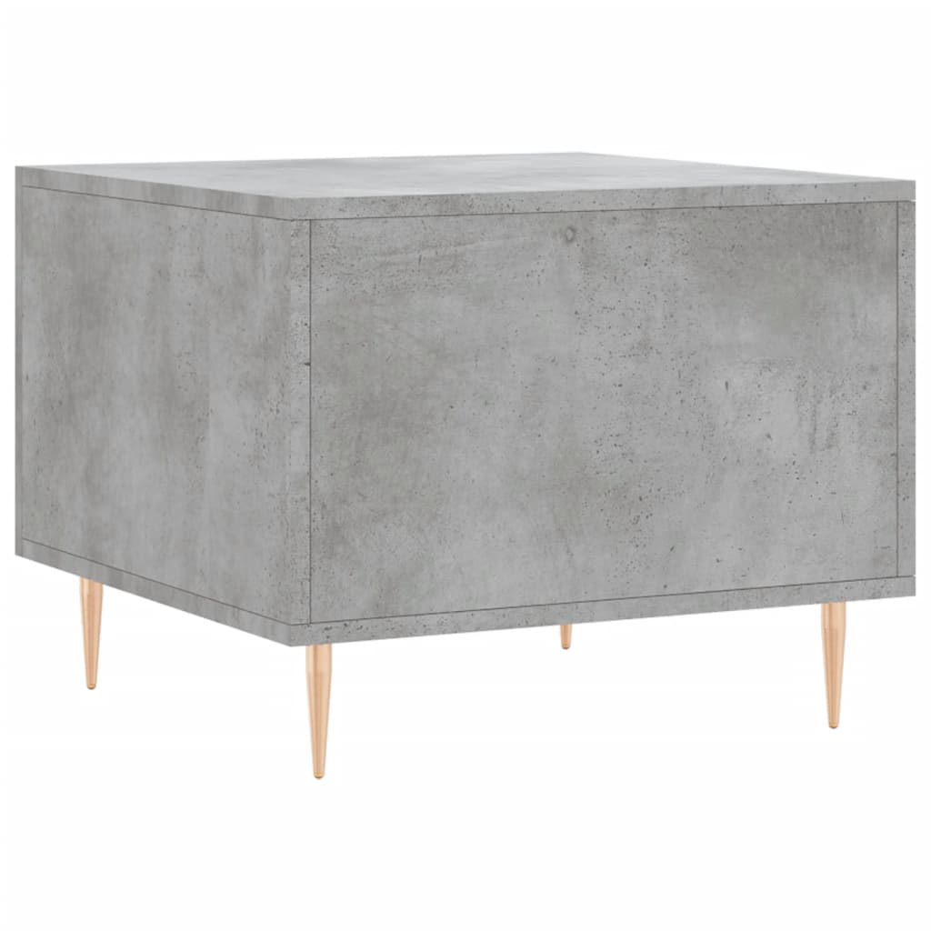 Couchtische 2 Stk. Betongrau 50x50x40 cm Holzwerkstoff - Pazzar.ch