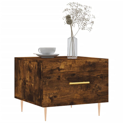 Couchtische 2 Stk. Räuchereiche 50x50x40 cm Holzwerkstoff - Pazzar.ch
