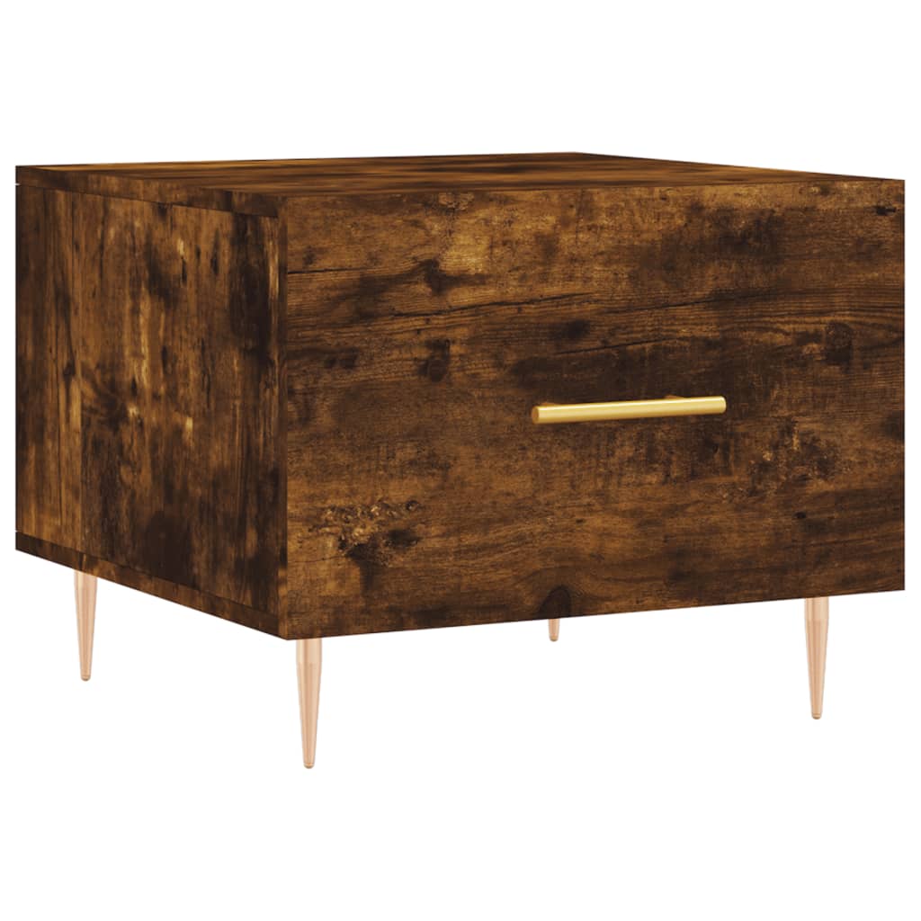 Couchtische 2 Stk. Räuchereiche 50x50x40 cm Holzwerkstoff - Pazzar.ch