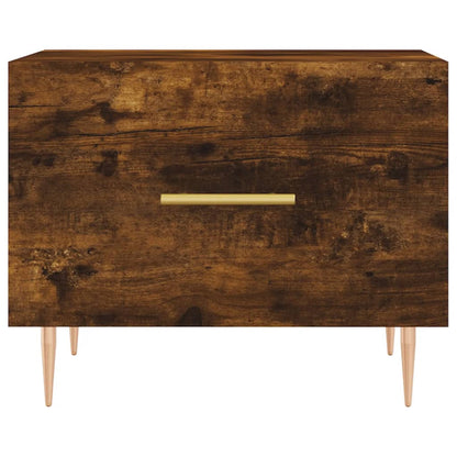 Couchtische 2 Stk. Räuchereiche 50x50x40 cm Holzwerkstoff - Pazzar.ch