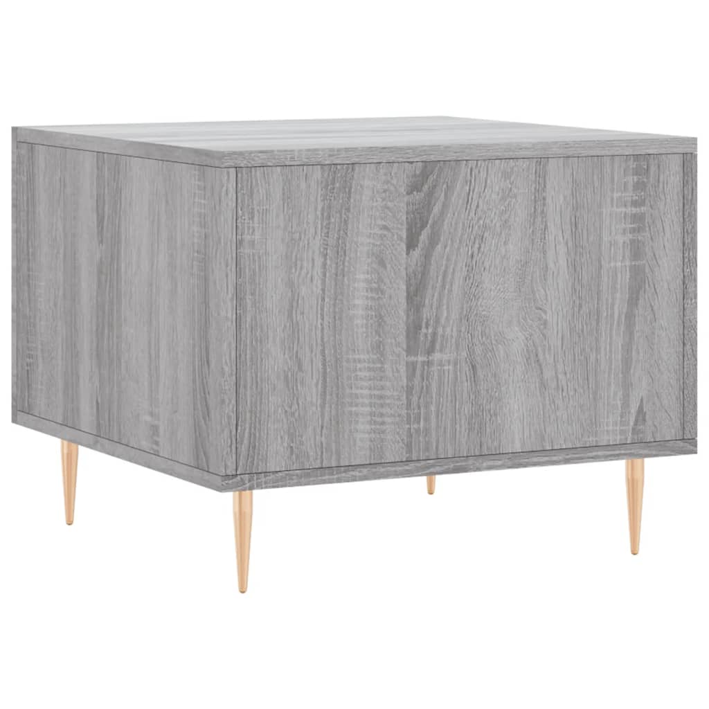 Couchtisch Grau Sonoma 50x50x40 cm Holzwerkstoff - Pazzar.ch