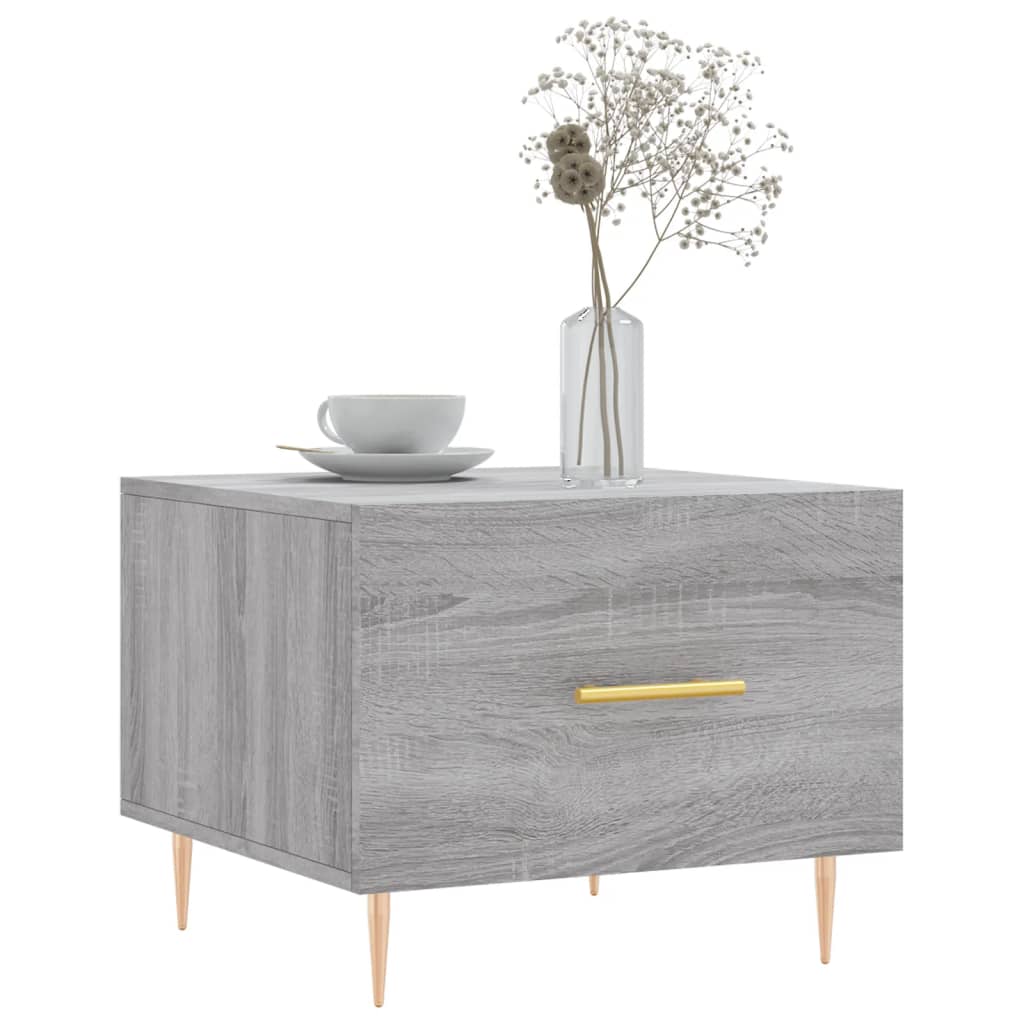 Couchtische 2 Stk. Grau Sonoma 50x50x40 cm Holzwerkstoff - Pazzar.ch