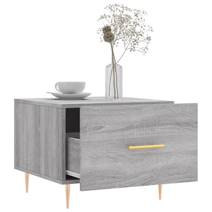 Couchtische 2 Stk. Grau Sonoma 50x50x40 cm Holzwerkstoff - Pazzar.ch