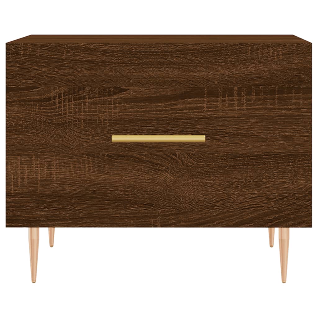Couchtisch Braun Eichen-Optik 50x50x40 cm Holzwerkstoff - Pazzar.ch