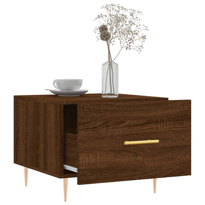Couchtische 2 Stk. Braun Eichen-Optik 50x50x40 cm Holzwerkstoff - Pazzar.ch
