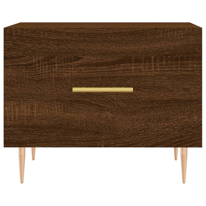 Couchtische 2 Stk. Braun Eichen-Optik 50x50x40 cm Holzwerkstoff - Pazzar.ch