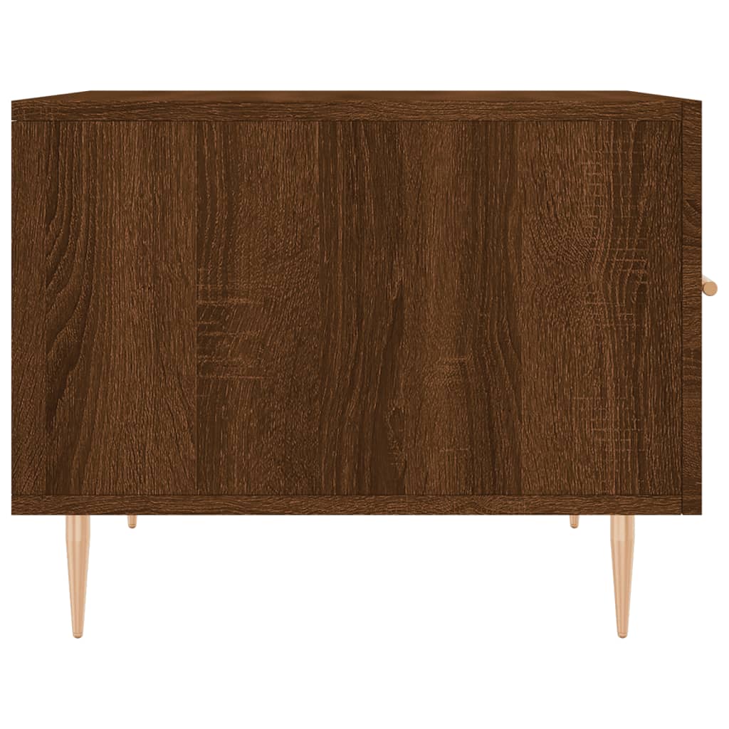 Couchtische 2 Stk. Braun Eichen-Optik 50x50x40 cm Holzwerkstoff - Pazzar.ch