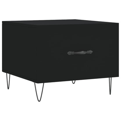 Couchtisch Schwarz 50x50x40 cm Holzwerkstoff - Pazzar.ch