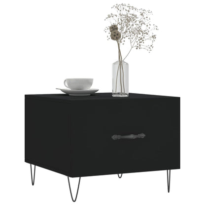 Couchtische 2 Stk. Schwarz 50x50x40 cm Holzwerkstoff - Pazzar.ch