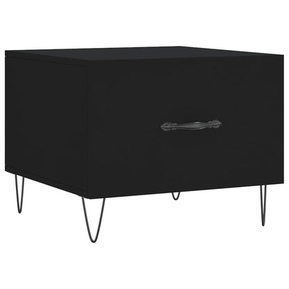Couchtische 2 Stk. Schwarz 50x50x40 cm Holzwerkstoff - Pazzar.ch