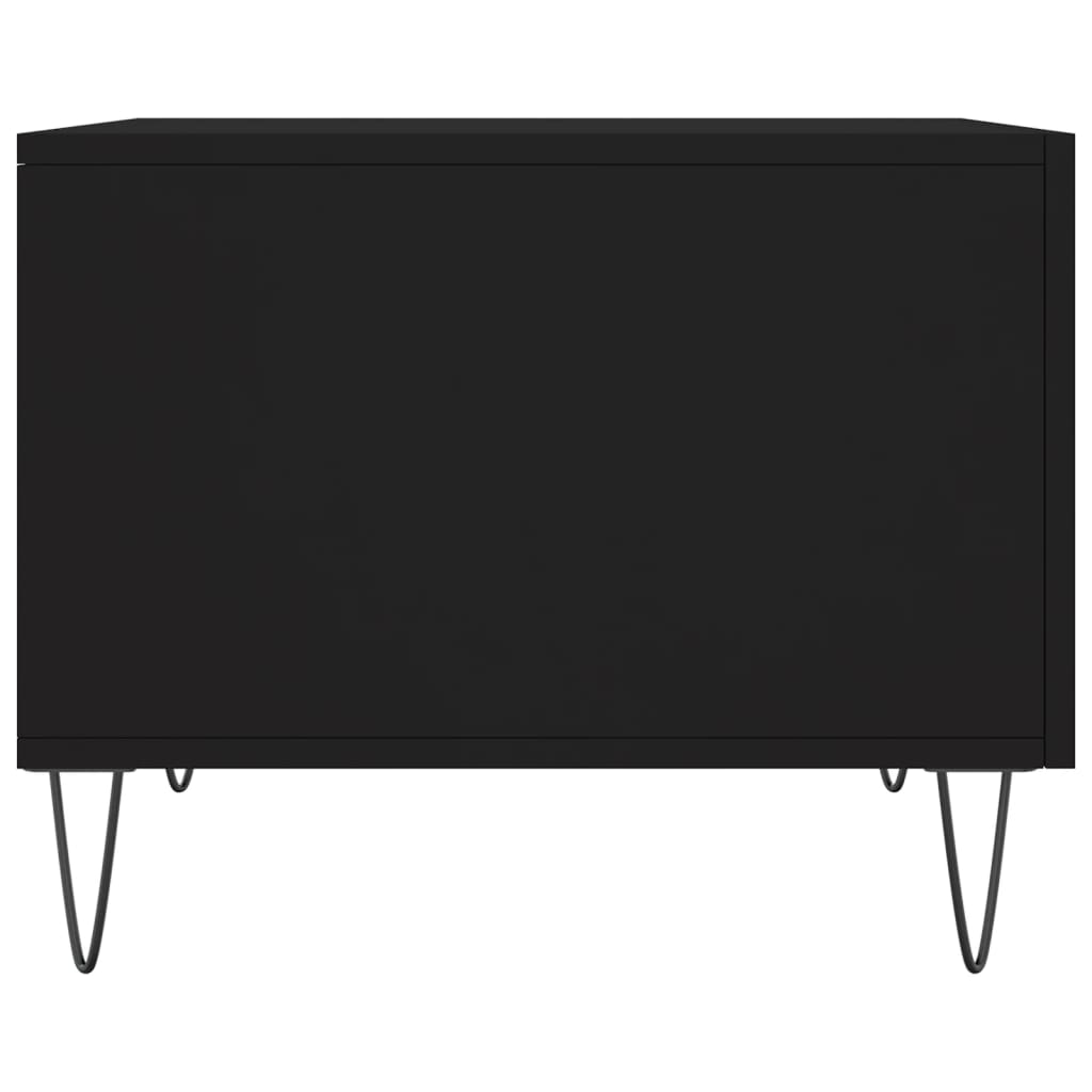 Couchtische 2 Stk. Schwarz 50x50x40 cm Holzwerkstoff - Pazzar.ch