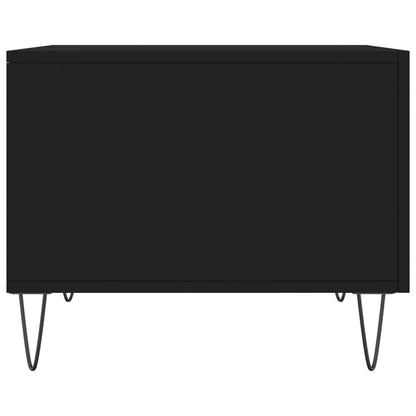 Couchtische 2 Stk. Schwarz 50x50x40 cm Holzwerkstoff - Pazzar.ch
