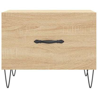 Couchtisch Sonoma-Eiche 50x50x40 cm Holzwerkstoff - Pazzar.ch
