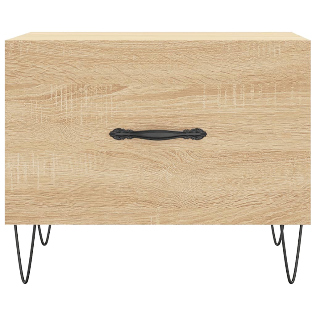 Couchtische 2 Stk. Sonoma-Eiche 50x50x40 cm Holzwerkstoff - Pazzar.ch