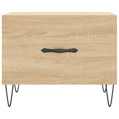 Couchtische 2 Stk. Sonoma-Eiche 50x50x40 cm Holzwerkstoff - Pazzar.ch