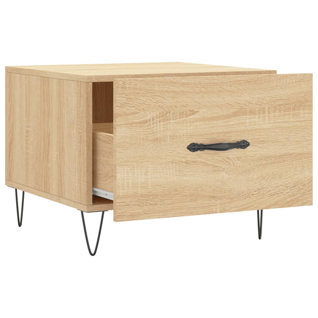 Couchtische 2 Stk. Sonoma-Eiche 50x50x40 cm Holzwerkstoff - Pazzar.ch