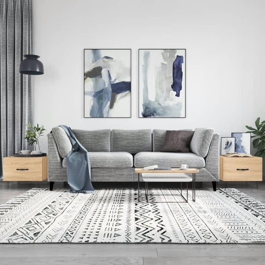 Couchtische 2 Stk. Sonoma-Eiche 50x50x40 cm Holzwerkstoff - Pazzar.ch