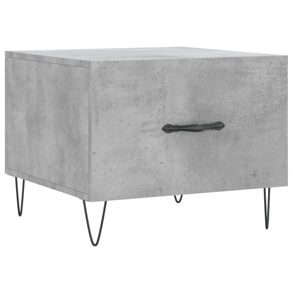 Couchtisch Betongrau 50x50x40 cm Holzwerkstoff - Pazzar.ch