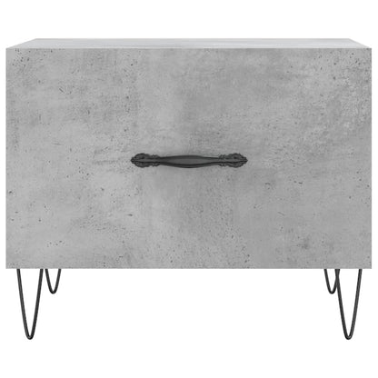 Couchtische 2 Stk. Betongrau 50x50x40 cm Holzwerkstoff - Pazzar.ch