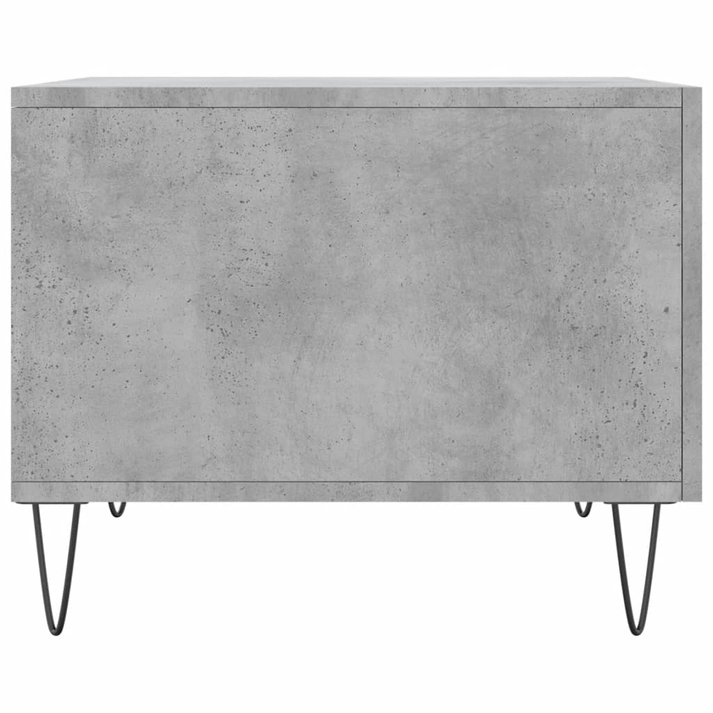 Couchtische 2 Stk. Betongrau 50x50x40 cm Holzwerkstoff - Pazzar.ch