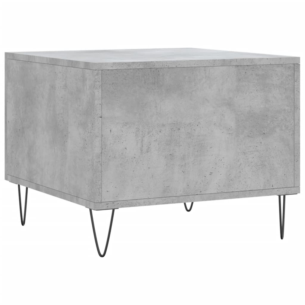 Couchtische 2 Stk. Betongrau 50x50x40 cm Holzwerkstoff - Pazzar.ch