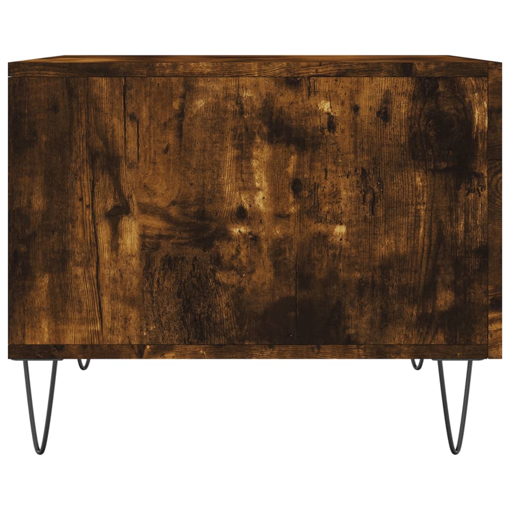 Couchtische 2 Stk. Räuchereiche 50x50x40 cm Holzwerkstoff - Pazzar.ch