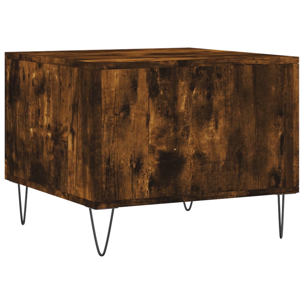 Couchtische 2 Stk. Räuchereiche 50x50x40 cm Holzwerkstoff - Pazzar.ch