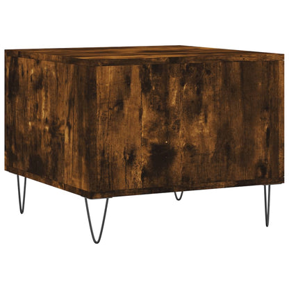 Couchtische 2 Stk. Räuchereiche 50x50x40 cm Holzwerkstoff - Pazzar.ch