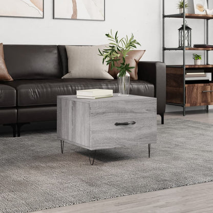 Couchtisch Grau Sonoma 50x50x40 cm Holzwerkstoff - Pazzar.ch