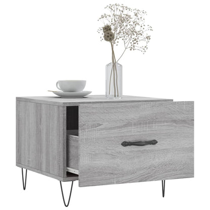 Couchtische 2 Stk. Grau Sonoma 50x50x40 cm Holzwerkstoff - Pazzar.ch