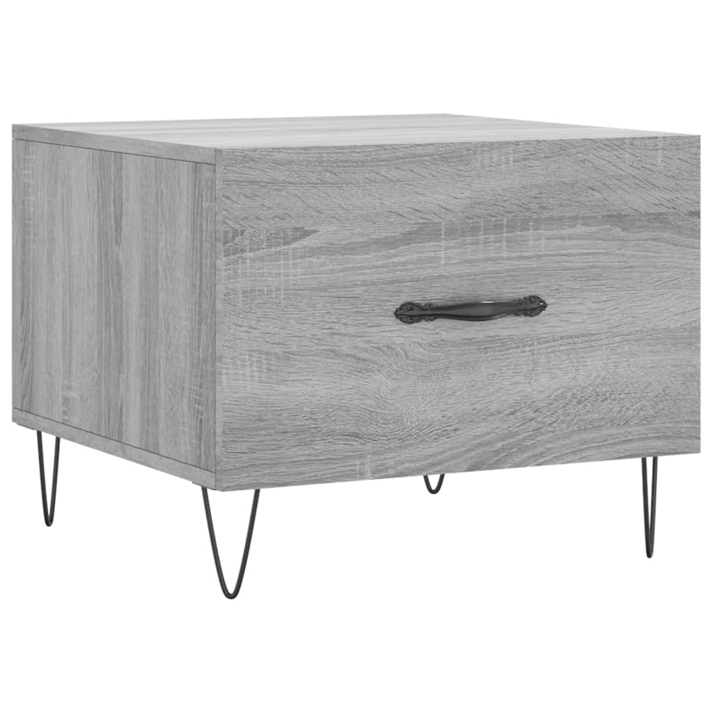 Couchtische 2 Stk. Grau Sonoma 50x50x40 cm Holzwerkstoff - Pazzar.ch