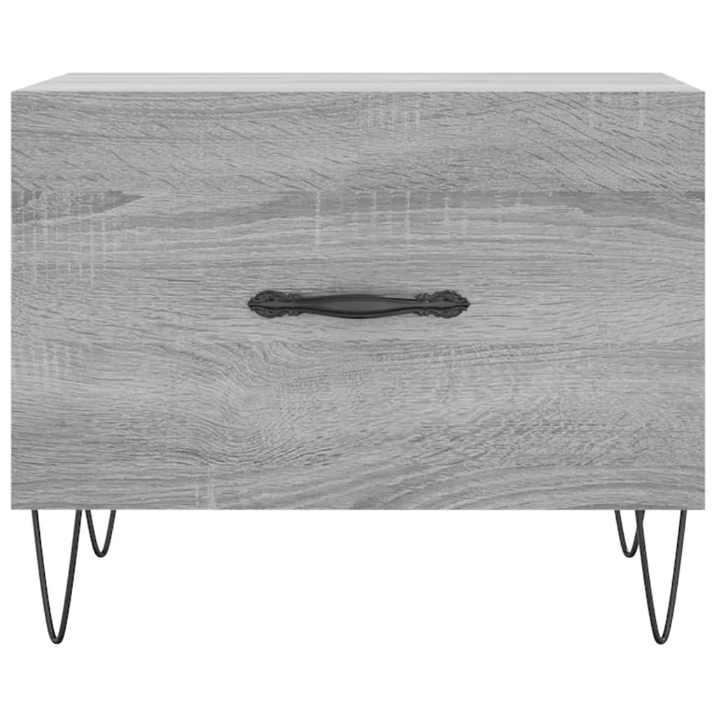 Couchtische 2 Stk. Grau Sonoma 50x50x40 cm Holzwerkstoff - Pazzar.ch