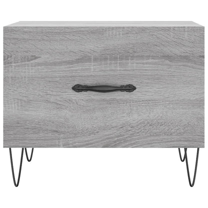 Couchtische 2 Stk. Grau Sonoma 50x50x40 cm Holzwerkstoff - Pazzar.ch