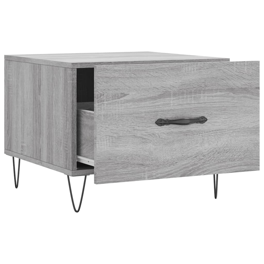 Couchtische 2 Stk. Grau Sonoma 50x50x40 cm Holzwerkstoff - Pazzar.ch